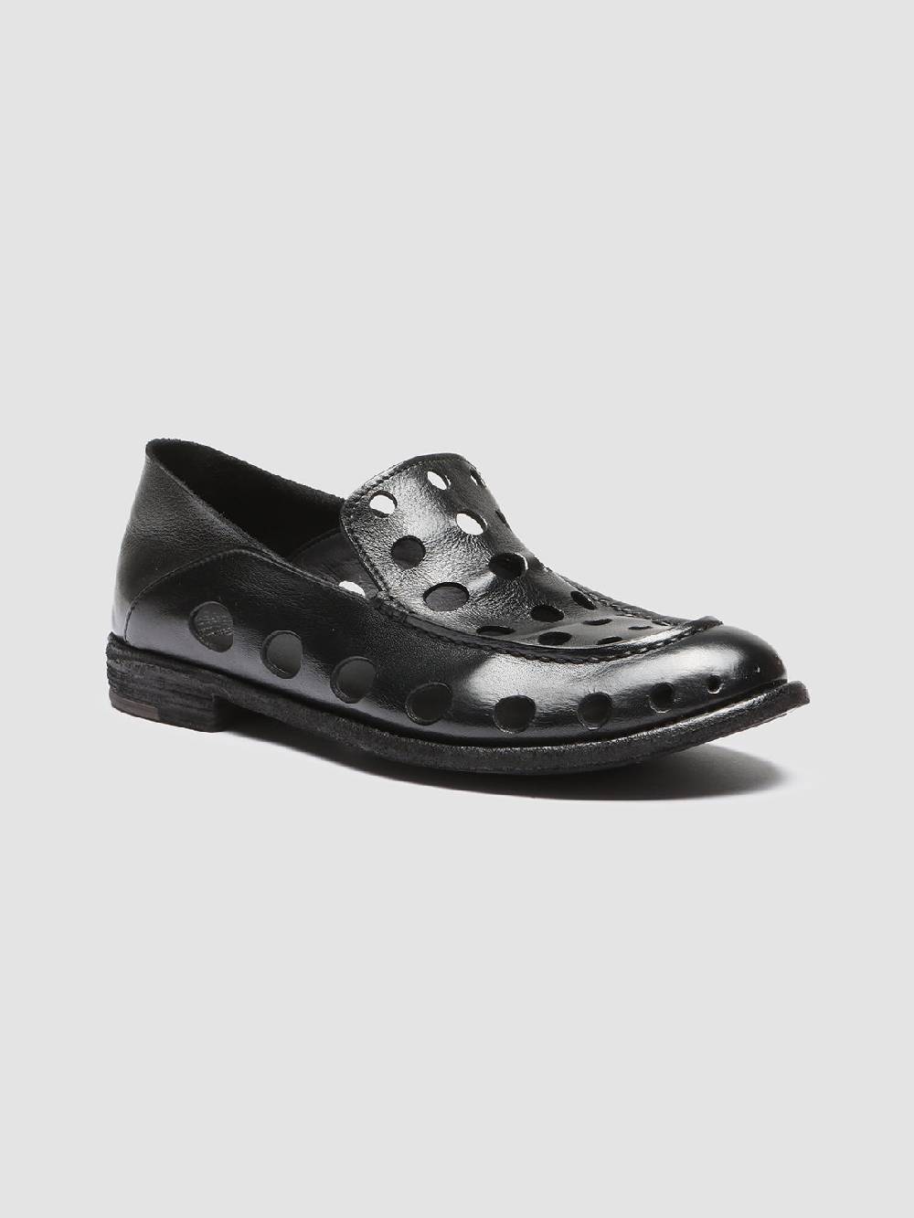 Officine Creative LEXIKON 542 Mocassini in Pelle Nera Online