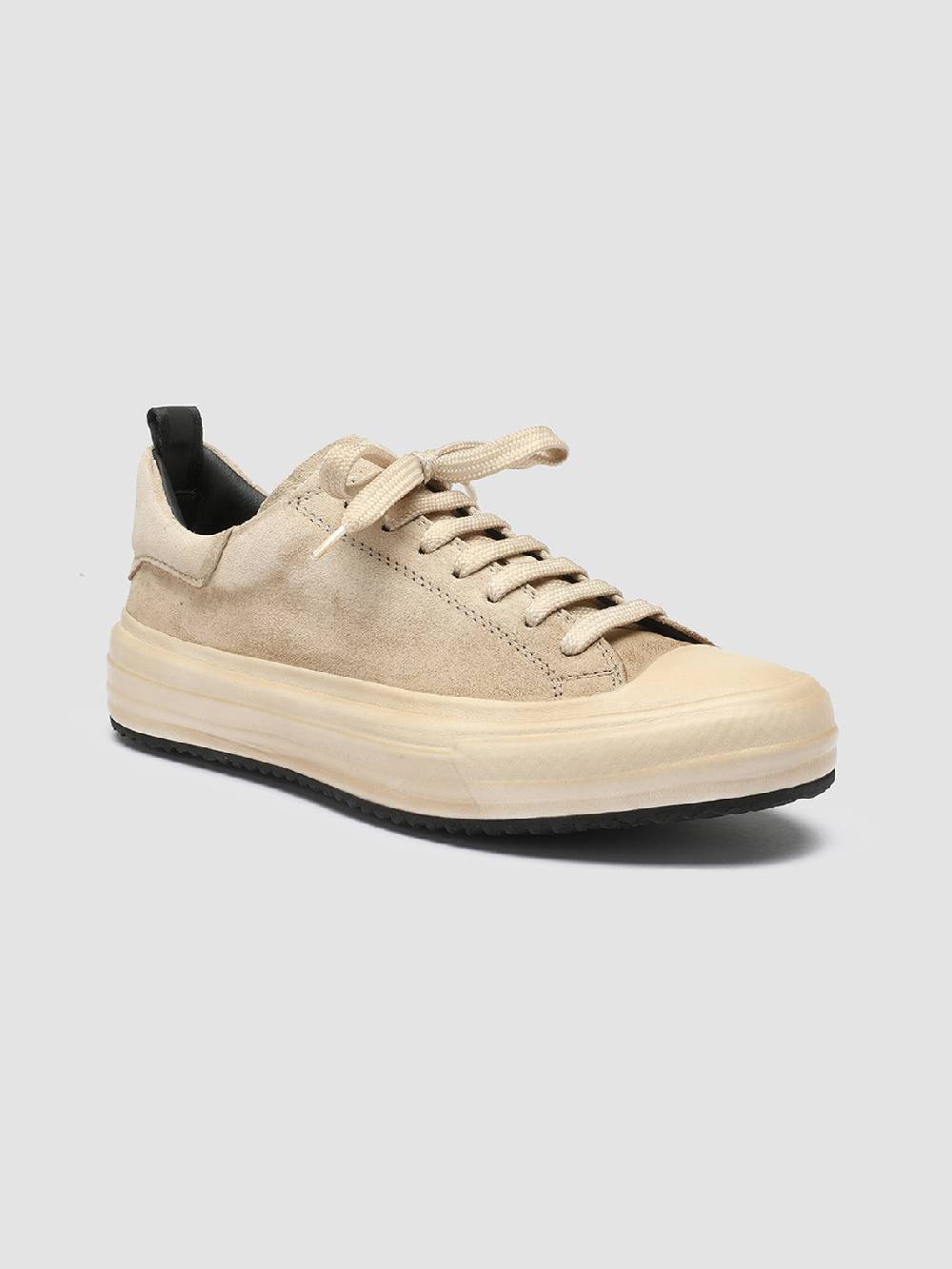 Officine Creative MES 105 Sneakers in Pelle Scamosciata Avorio Saldi