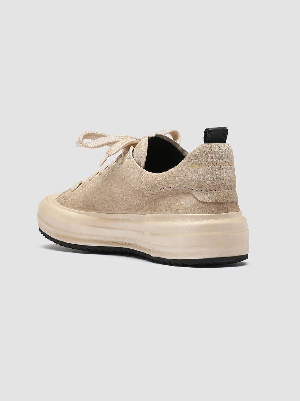 Officine Creative MES 105 Sneakers in Pelle Scamosciata Avorio Saldi
