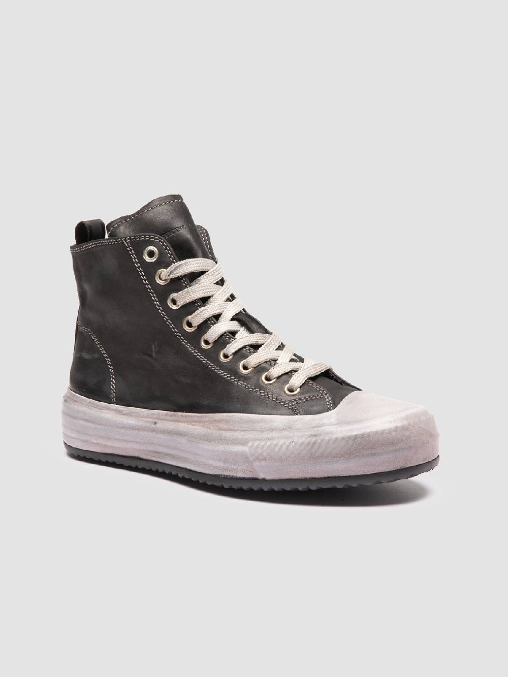 Officine Creative MES DD 102 Sneaker Alte in Pelle Nera Hotsell