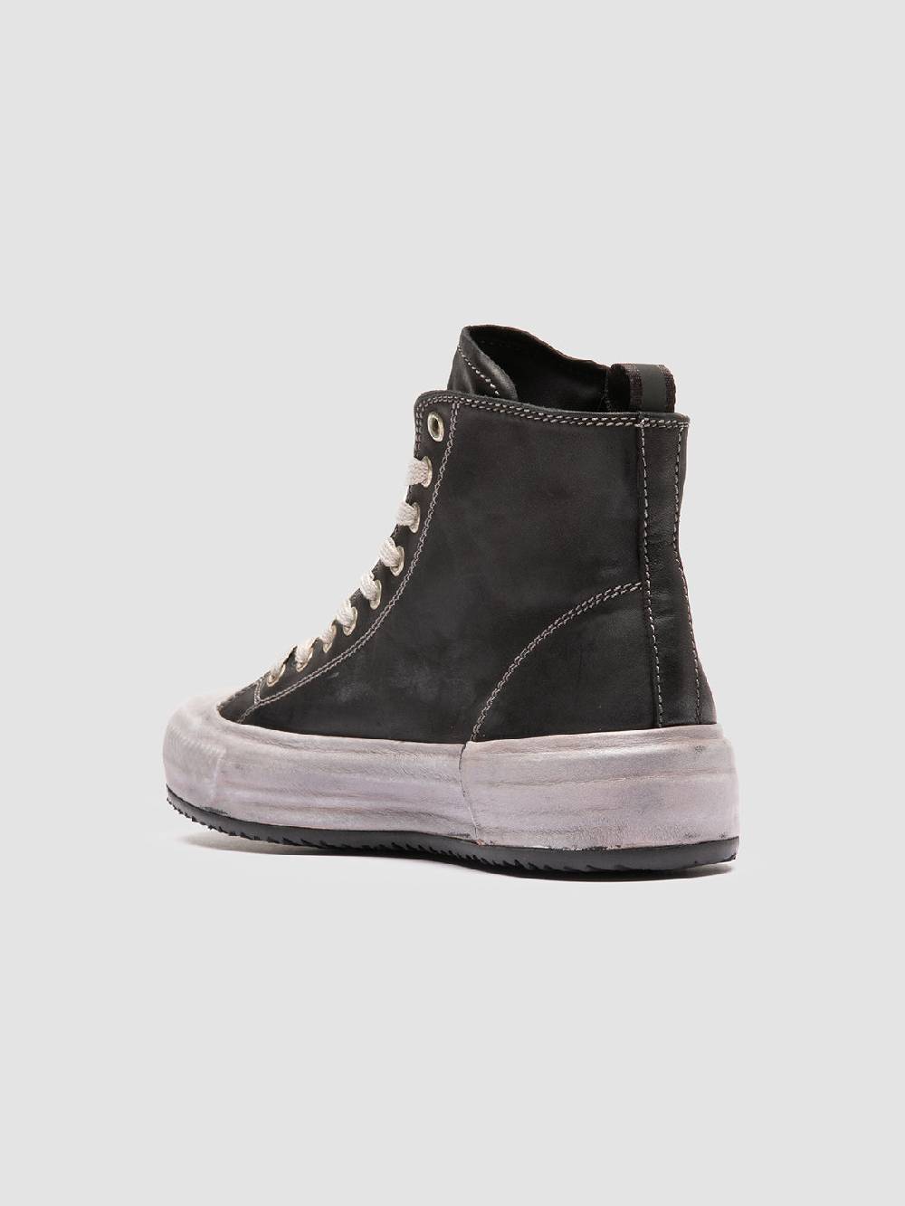 Officine Creative MES DD 102 Sneaker Alte in Pelle Nera Hotsell