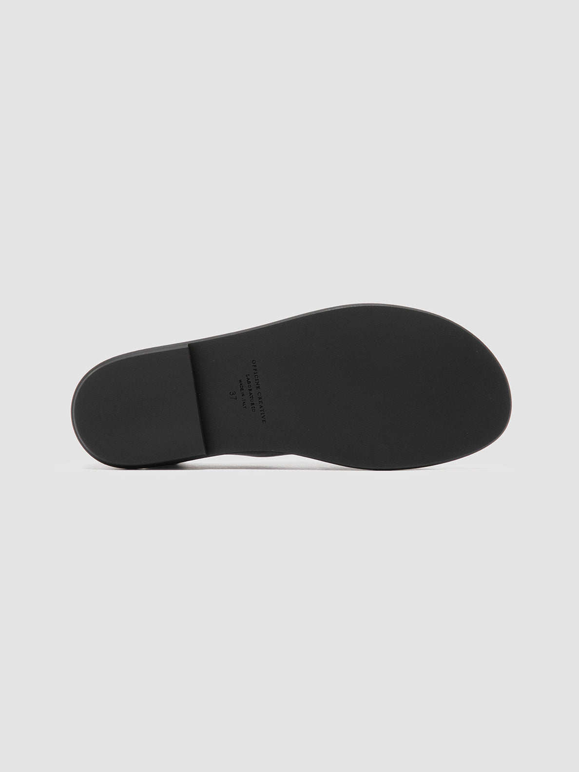 Officine Creative MIENNE 102 Scarpe Peep Toe in Pelle Nera Saldi Di Fabbrica