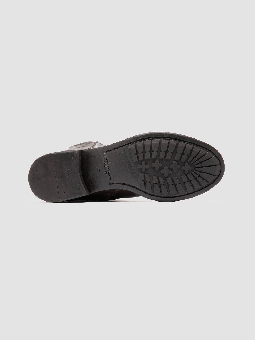 Officine Creative LIS 005 Stivali con Zip in Pelle Marrone Vendite Flash