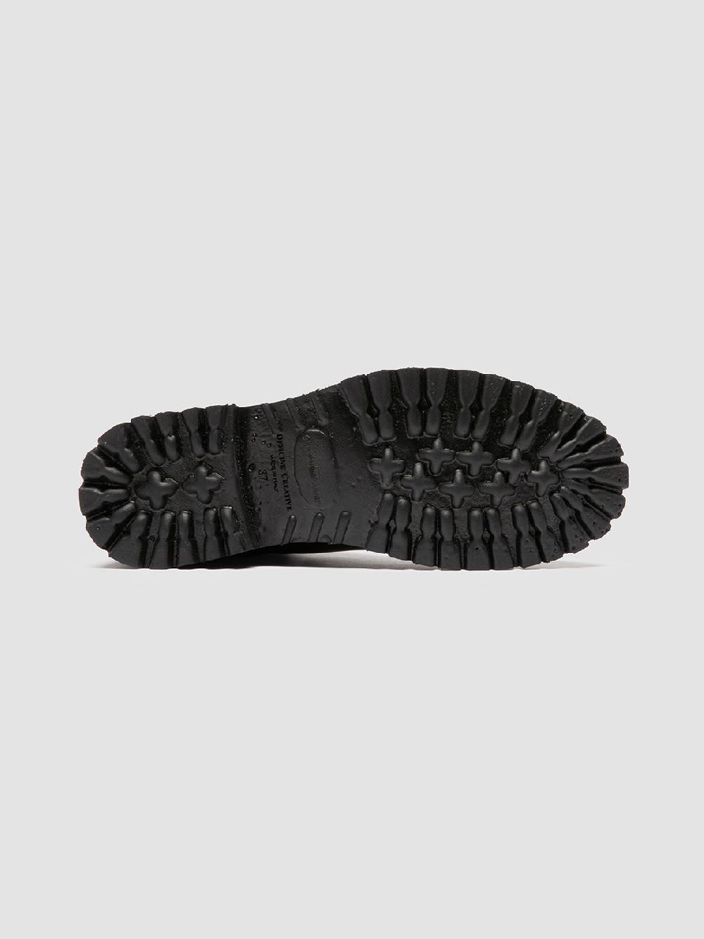 Officine Creative LORAINE 004 Stivaletti Chelsea in Pelle Nera Nuova