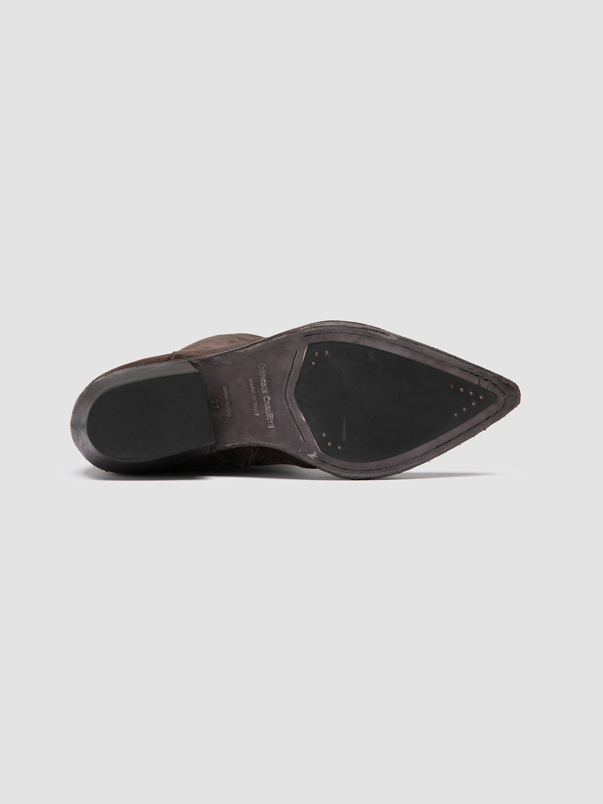 Officine Creative NOELIE DD 104 Stivali Pull-On in Pelle Scamosciata Marrone In Linea