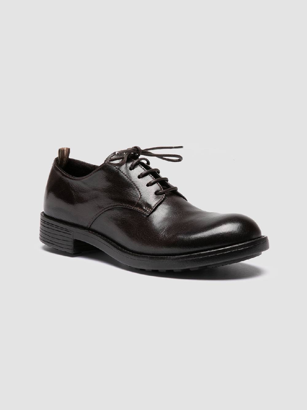 Officine Creative SERGEANT 101 Derby in Pelle Bordeaux Qualità