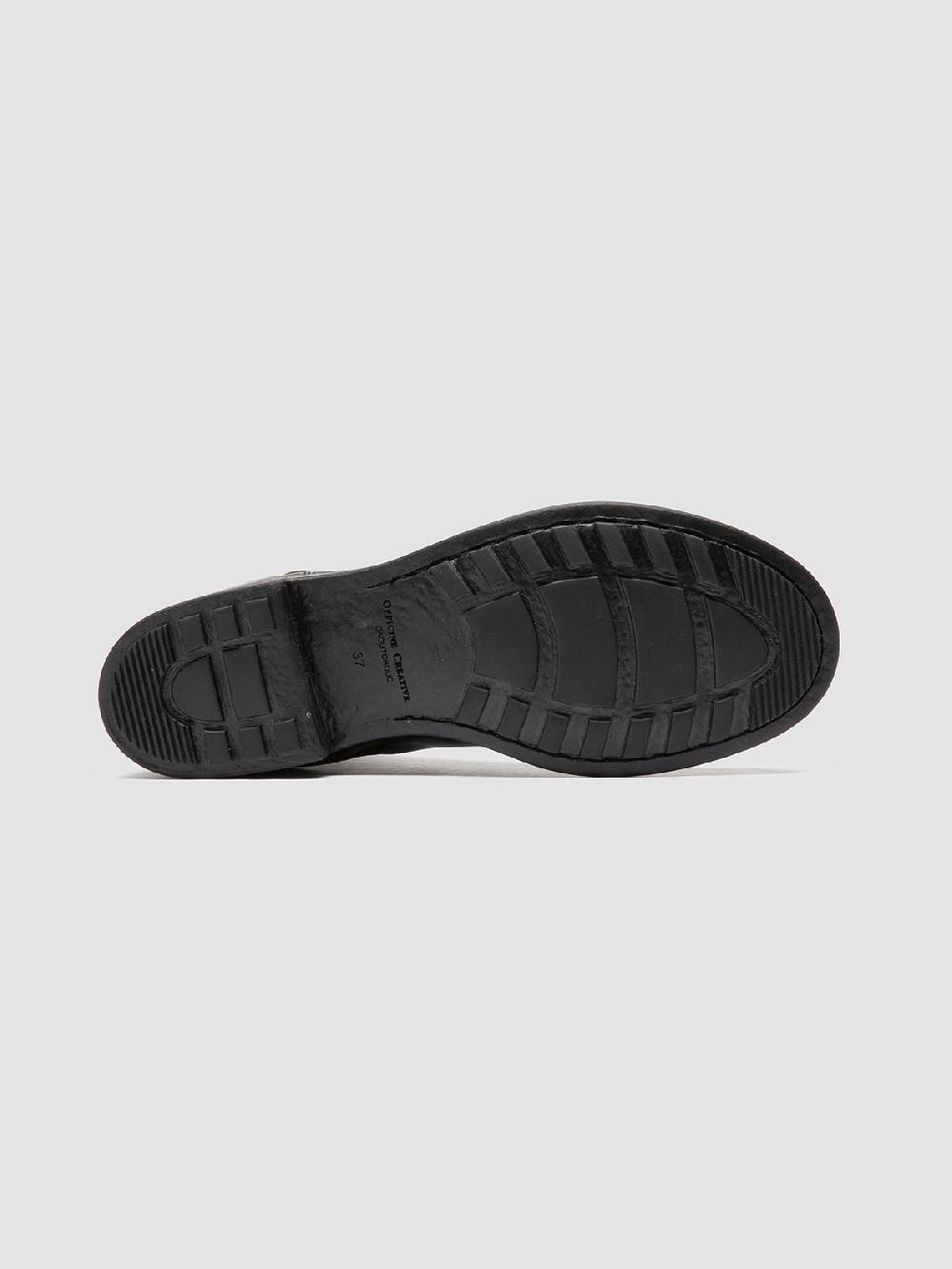 Officine Creative SERGEANT 102 Stivaletti Chelsea in Pelle Nera Vendita