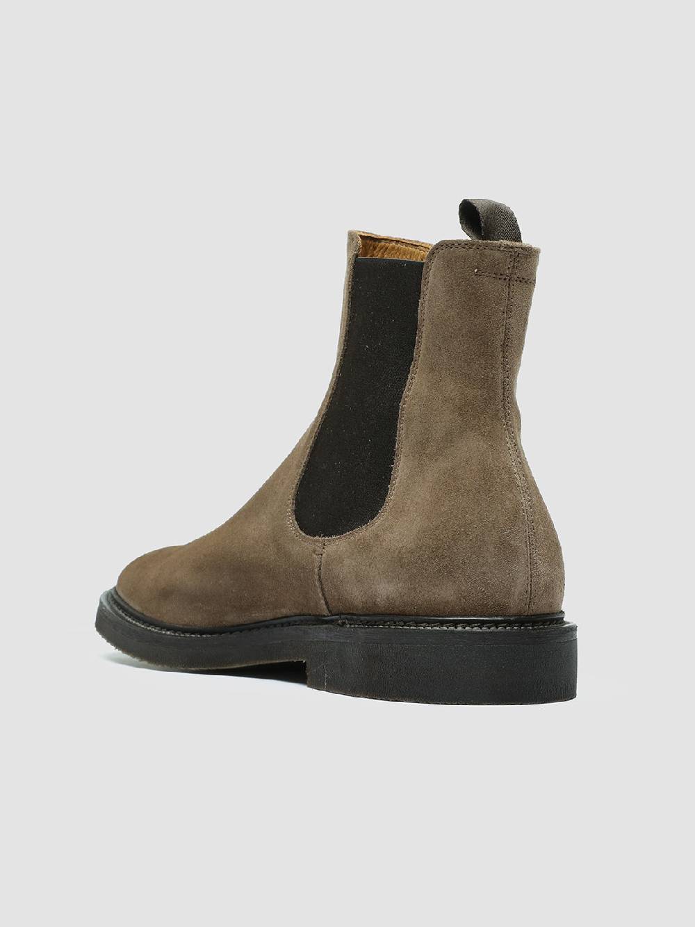 Officine Creative HOPKINS FLEXI 204 Stivali Pull On in Camoscio Tortora Acquista Ora