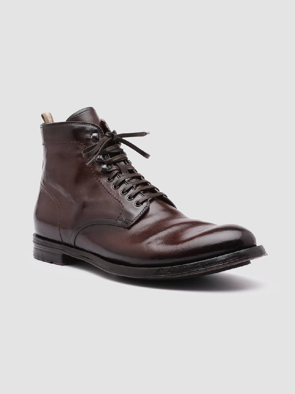 Officine Creative ANATOMIA 013 Stivaletti in Pelle Marrone Sconto