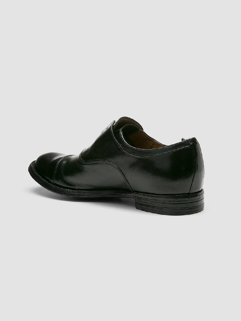 Officine Creative ANATOMIA 015 Black Leather Oxford Shoes Offerta