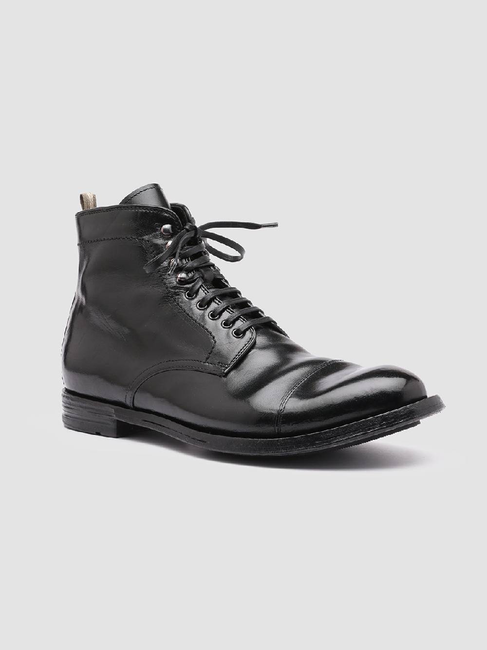 Officine Creative ANATOMIA 016 Stivaletti in Pelle Nera Online