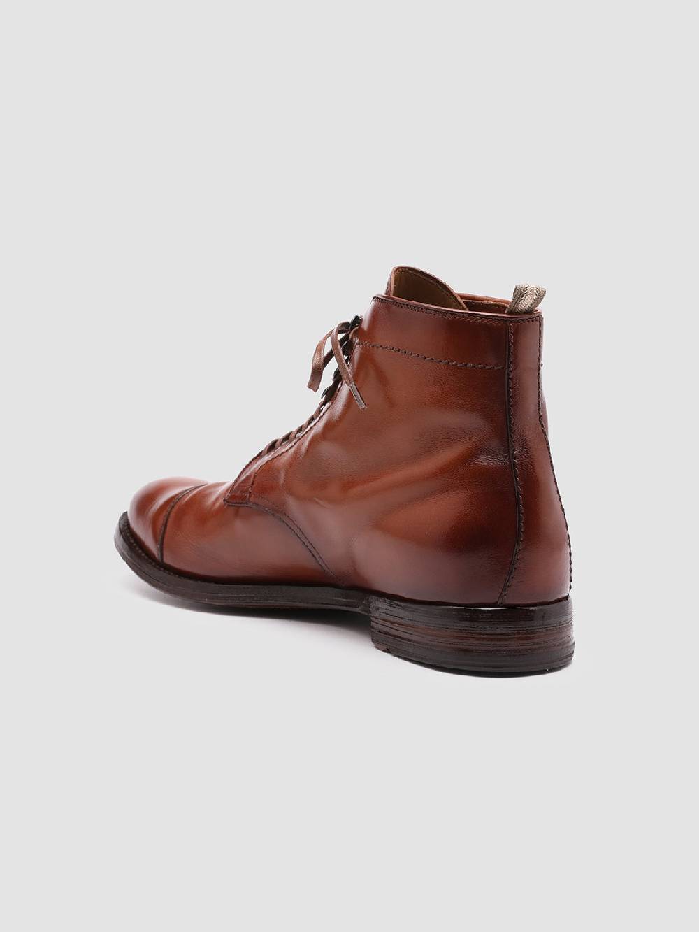 Officine Creative ANATOMIA 016 Stivaletti in Pelle Marrone Outlet