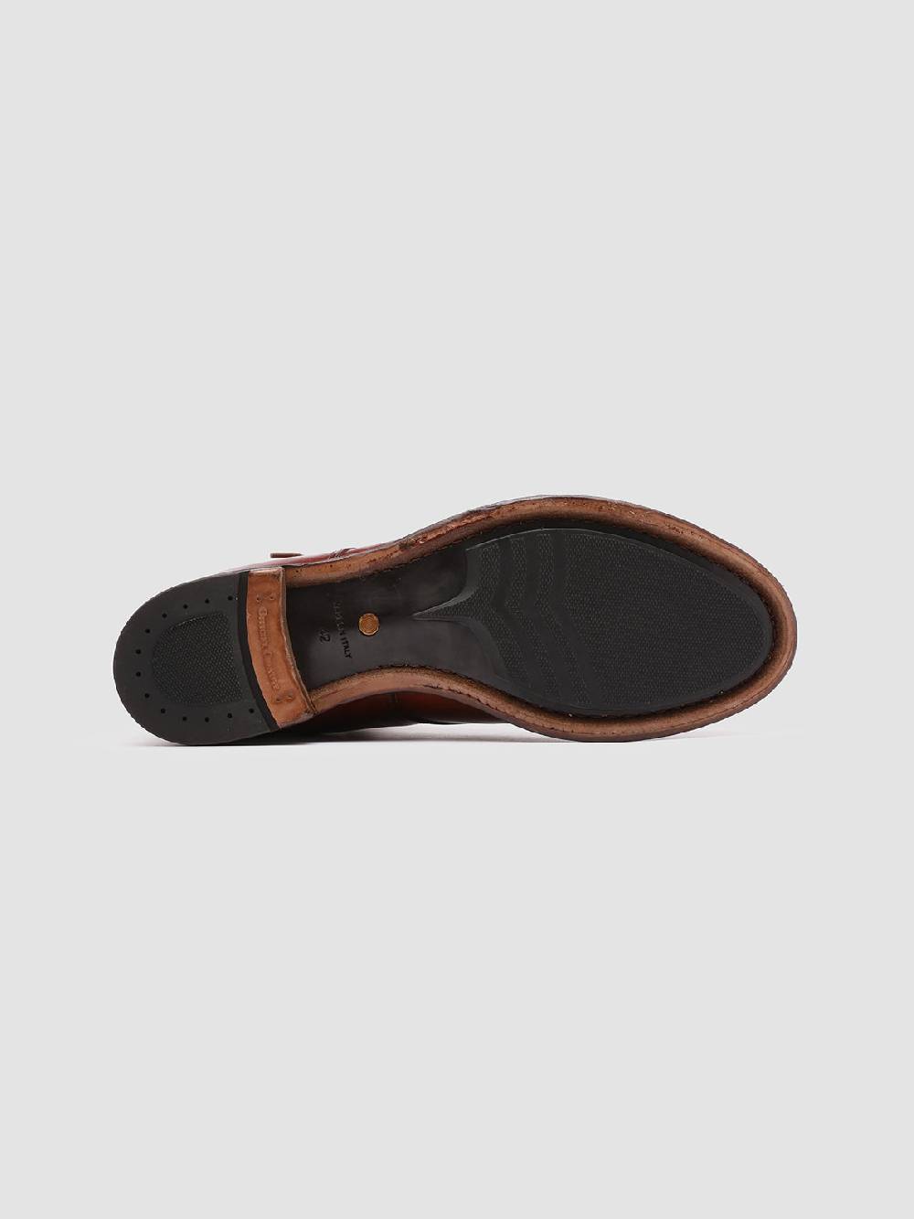 Officine Creative ANATOMIA 016 Stivaletti in Pelle Marrone Outlet