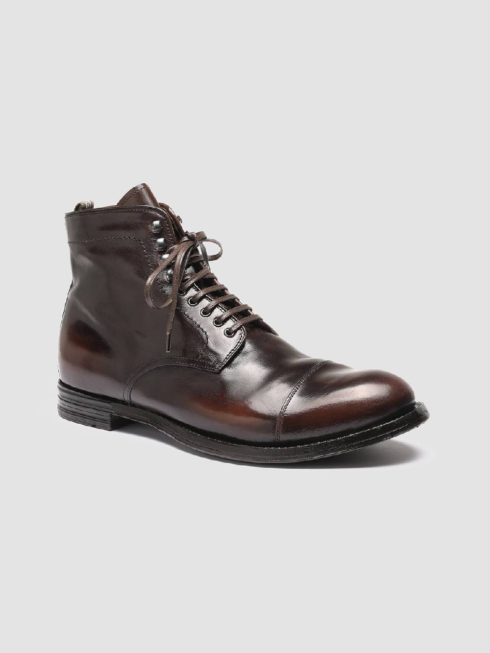 Officine Creative ANATOMIA 016 Stivaletti in Pelle Marrone In Vendita