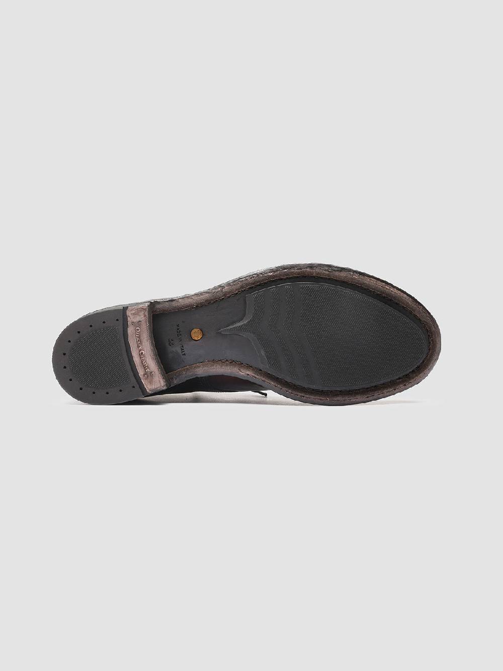 Officine Creative ANATOMIA 016 Stivaletti in Pelle Bordeaux Saldi