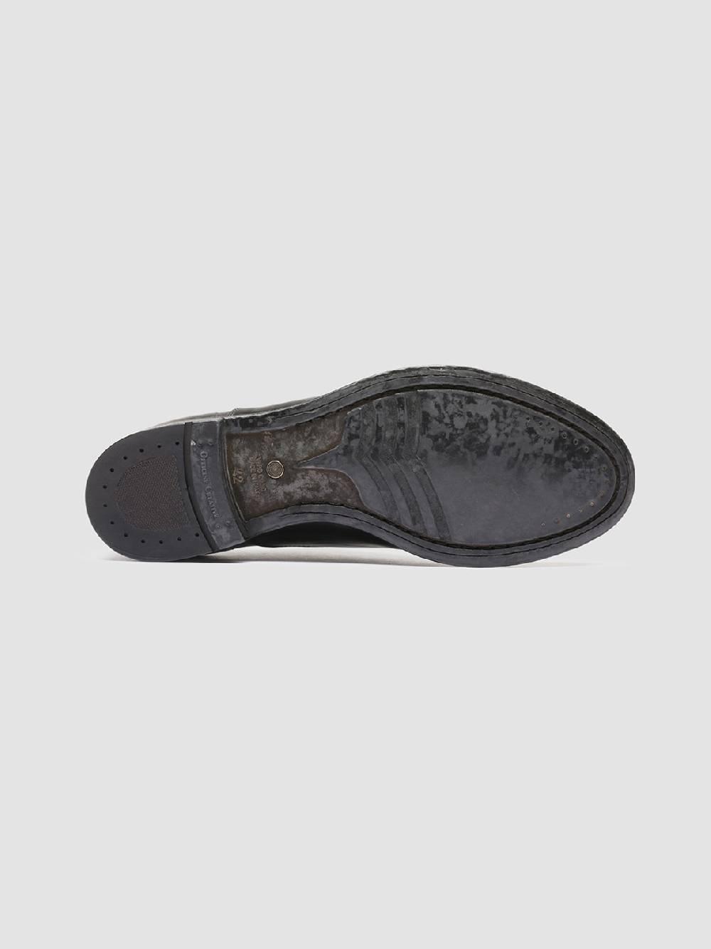 Officine Creative ANATOMIA 08 Oxford in Pelle Marrone Vendita Calda