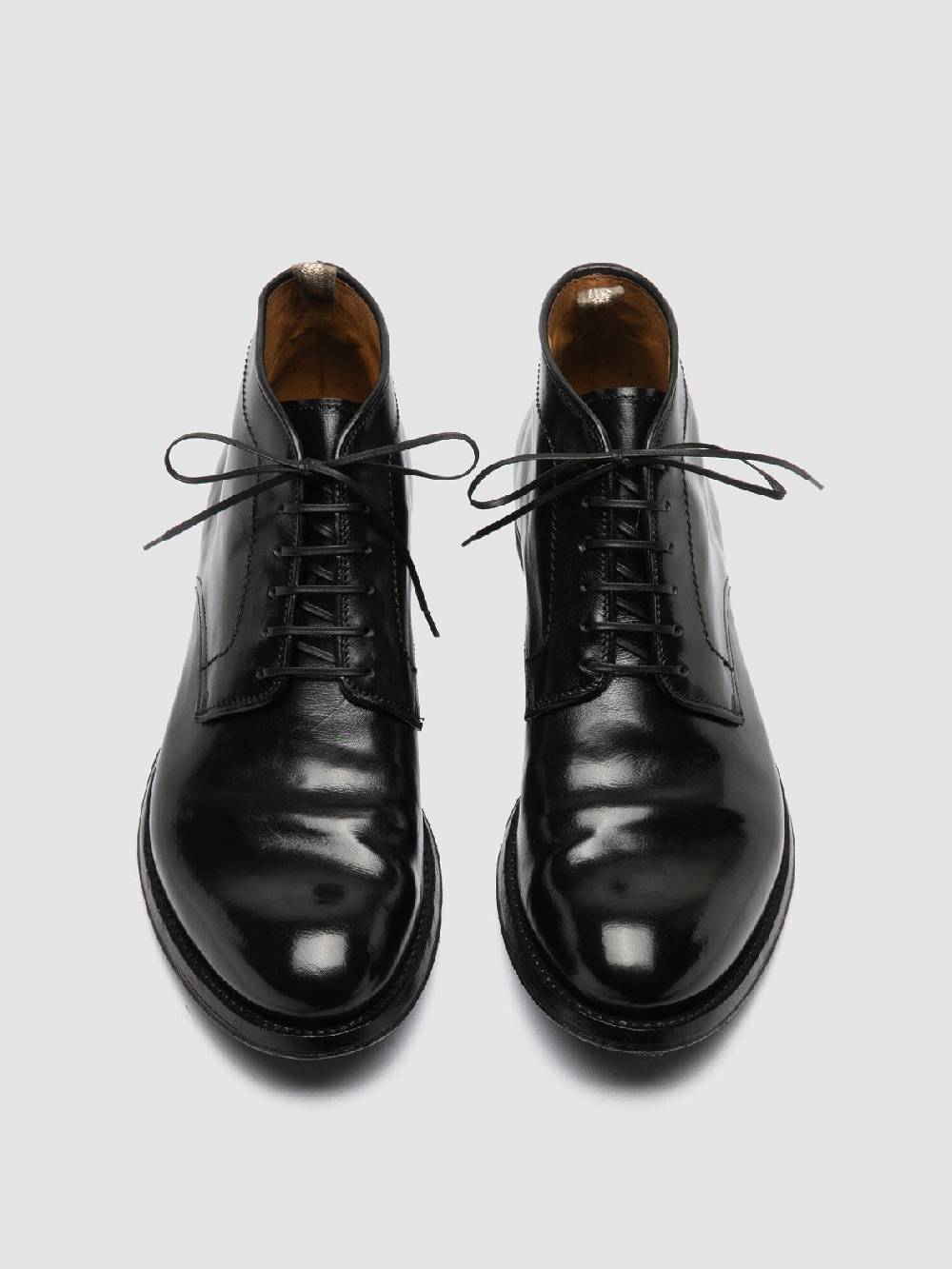 Officine Creative ANATOMIA 88 Stivali Chukka in Pelle Nera Negozio
