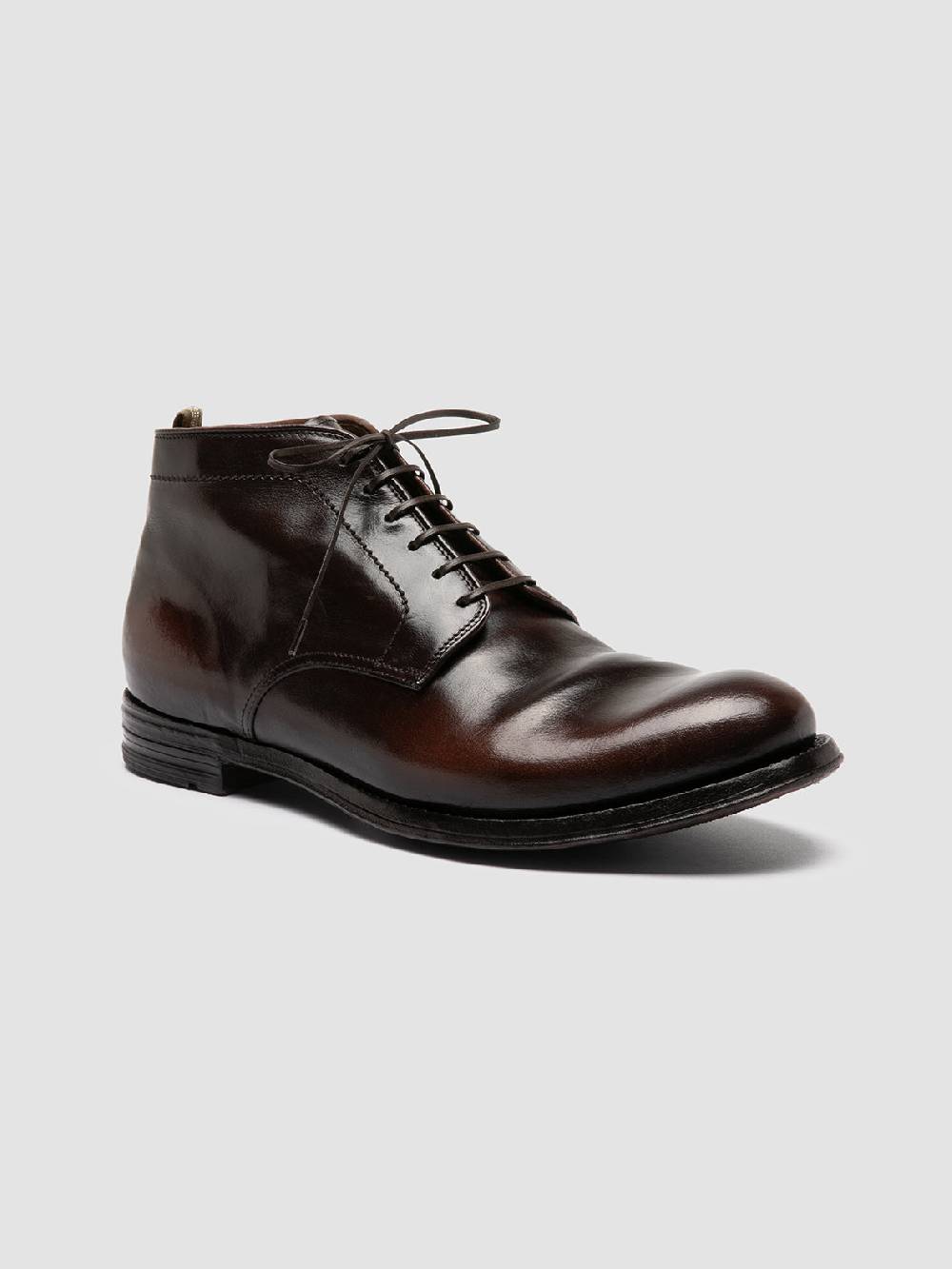Officine Creative ANATOMIA 88 Stivali Chukka in Pelle Marrone In Saldo