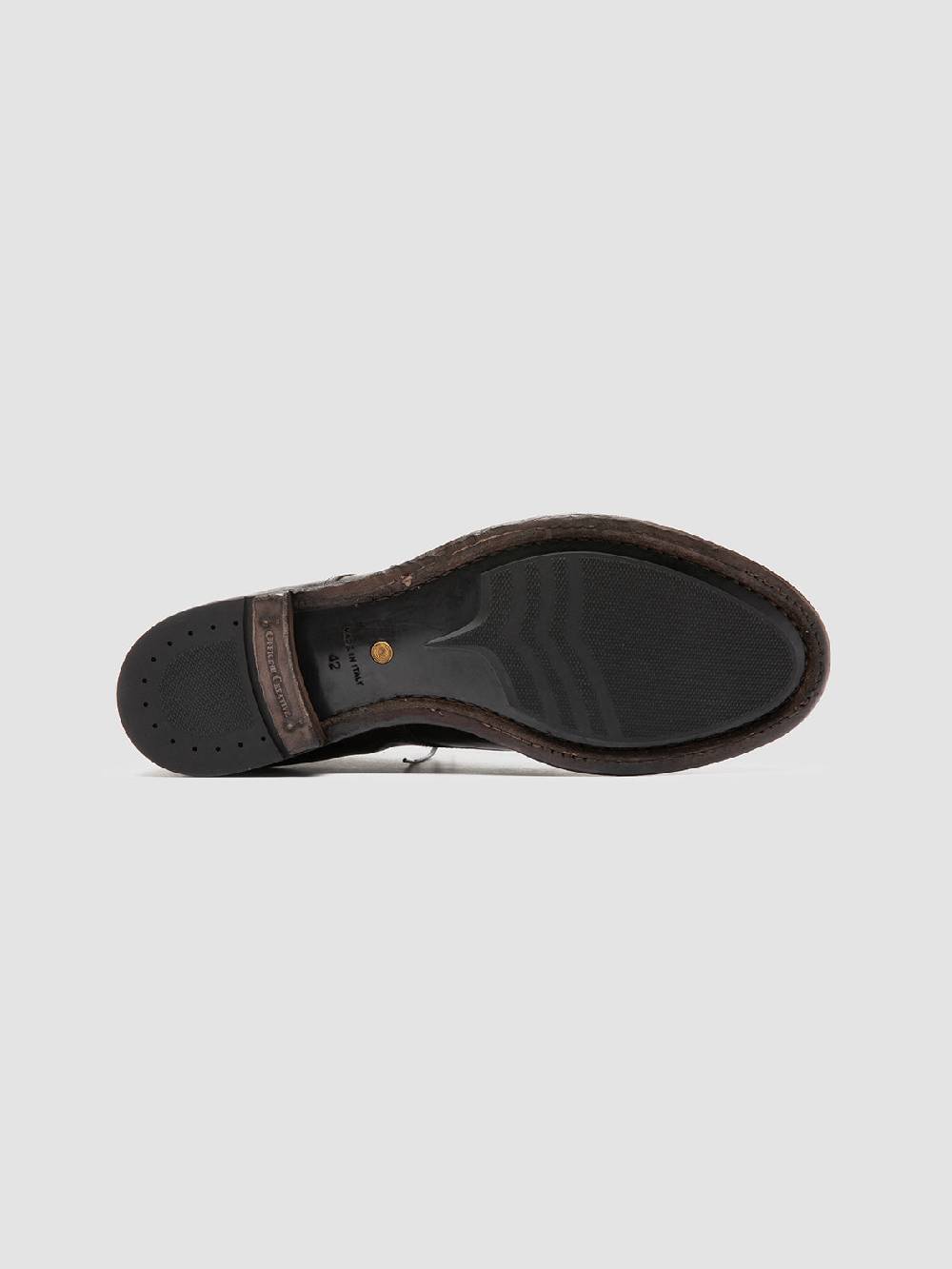 Officine Creative ANATOMIA 88 Stivali Chukka in Pelle Marrone In Saldo