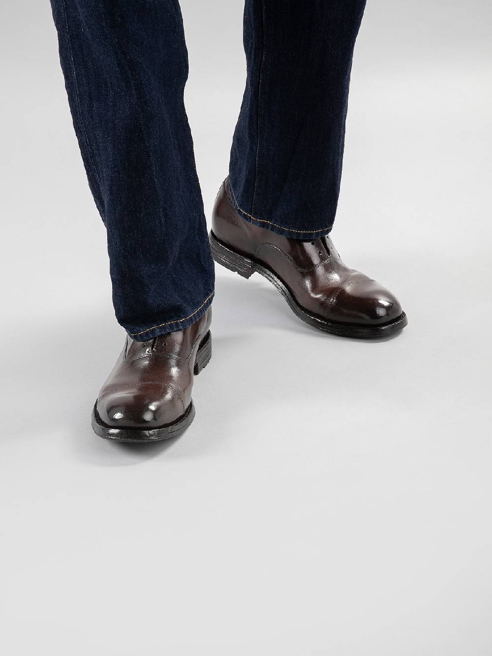 Officine Creative BALANCE 006 Oxford in Pelle Nera Nuova