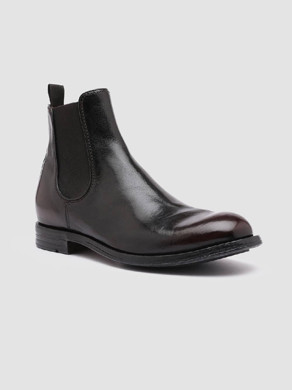 Officine Creative BALANCE 008 Stivaletti Chelsea in Pelle Nera Moda
