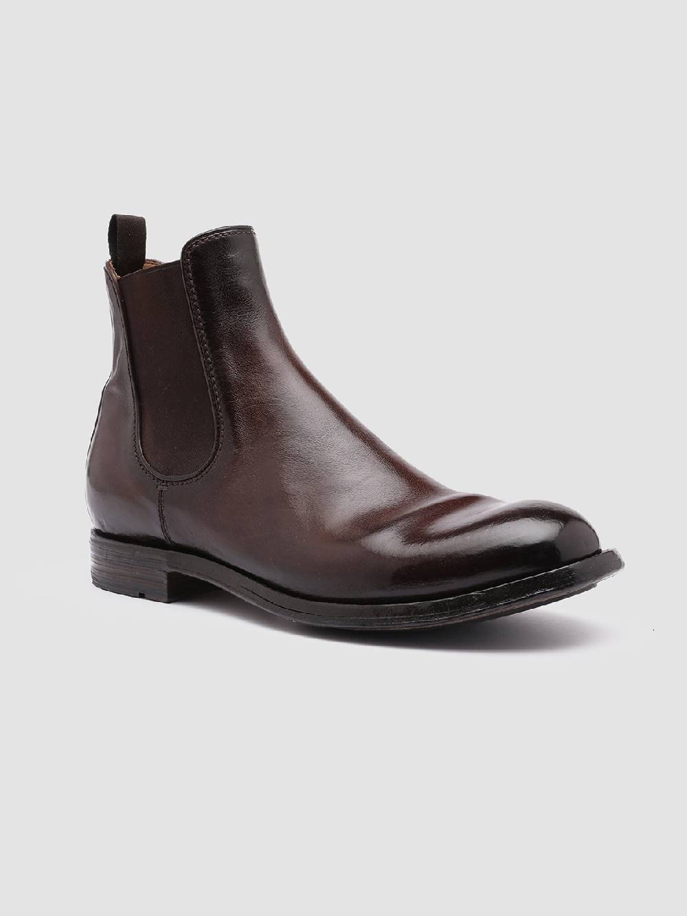 Officine Creative BALANCE 008 Stivaletti Chelsea in Pelle Marrone 2025