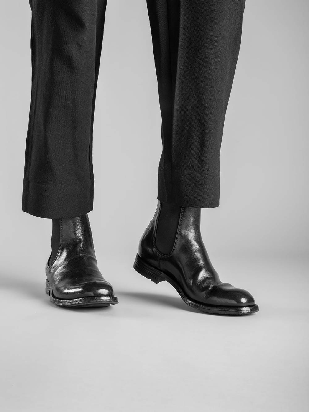 Officine Creative BALANCE 008 Stivaletti Chelsea in Pelle Marrone 2025