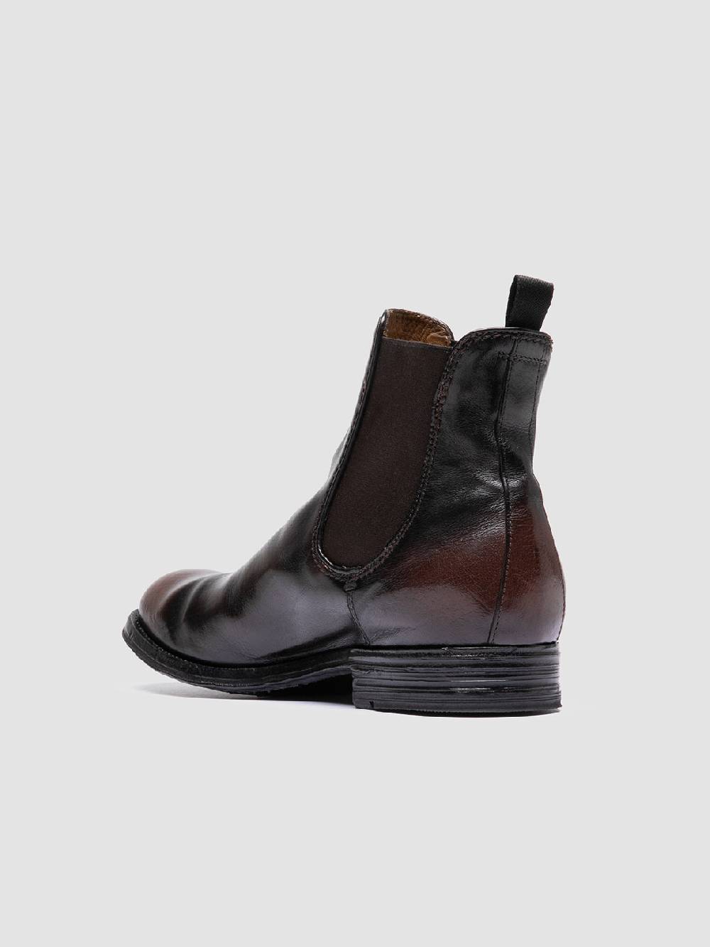 Officine Creative BALANCE 008 Brown Leather Chelsea Boots Italy