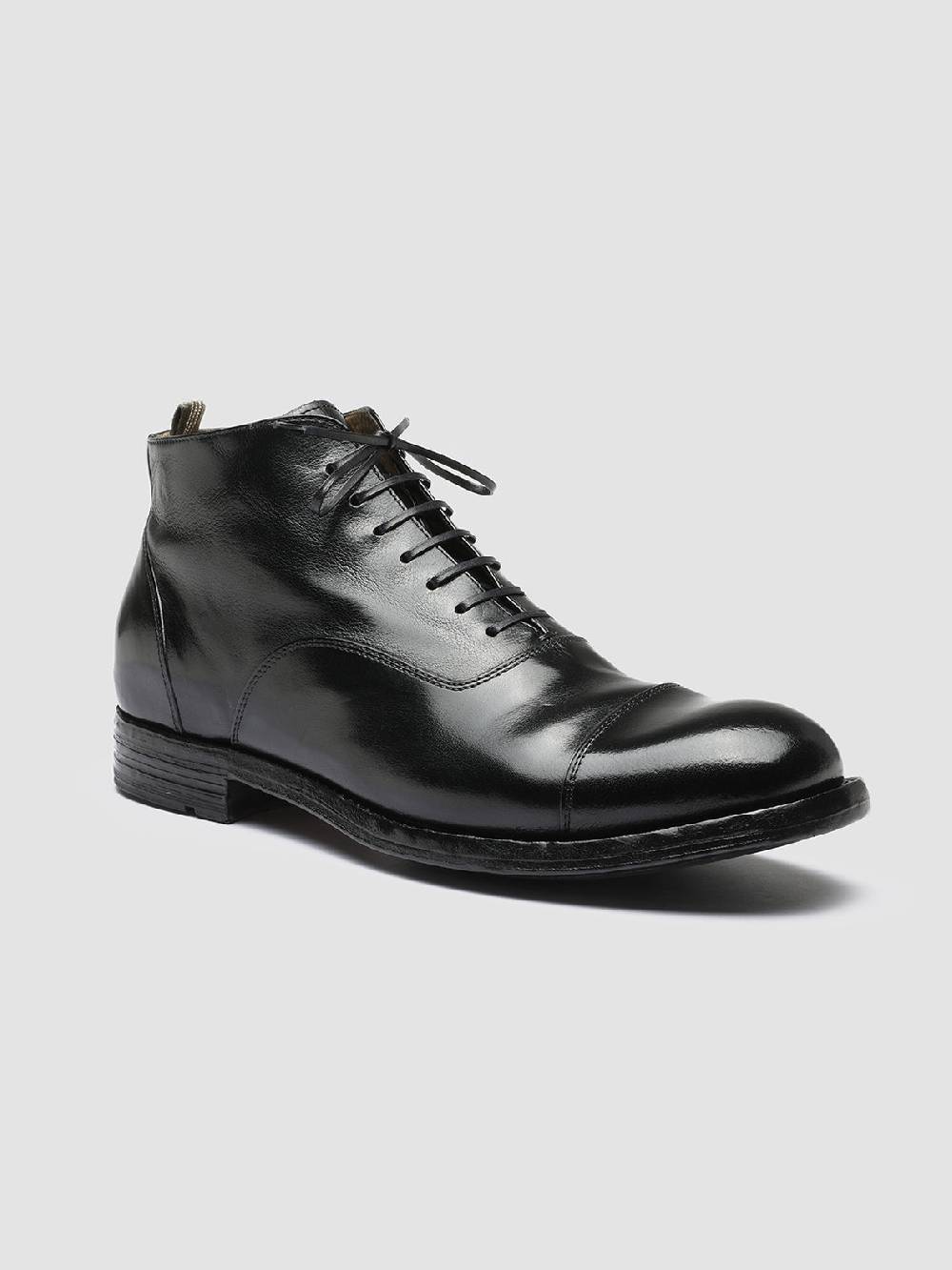 Officine Creative BALANCE 009 Stivaletti in Pelle Nera Italia