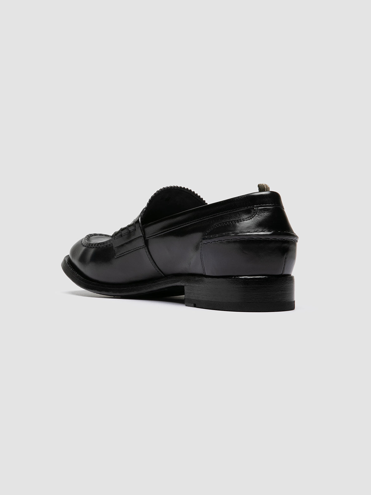Officine Creative BALANCE 017 Mocassini Penny in Pelle Blu In Linea