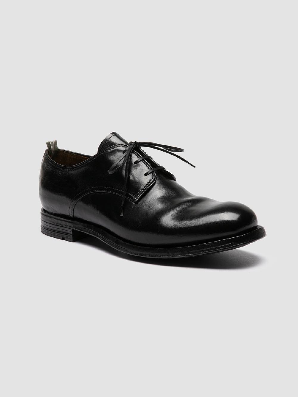 Officine Creative BALANCE 019 Derby in Pelle Nera Qualità