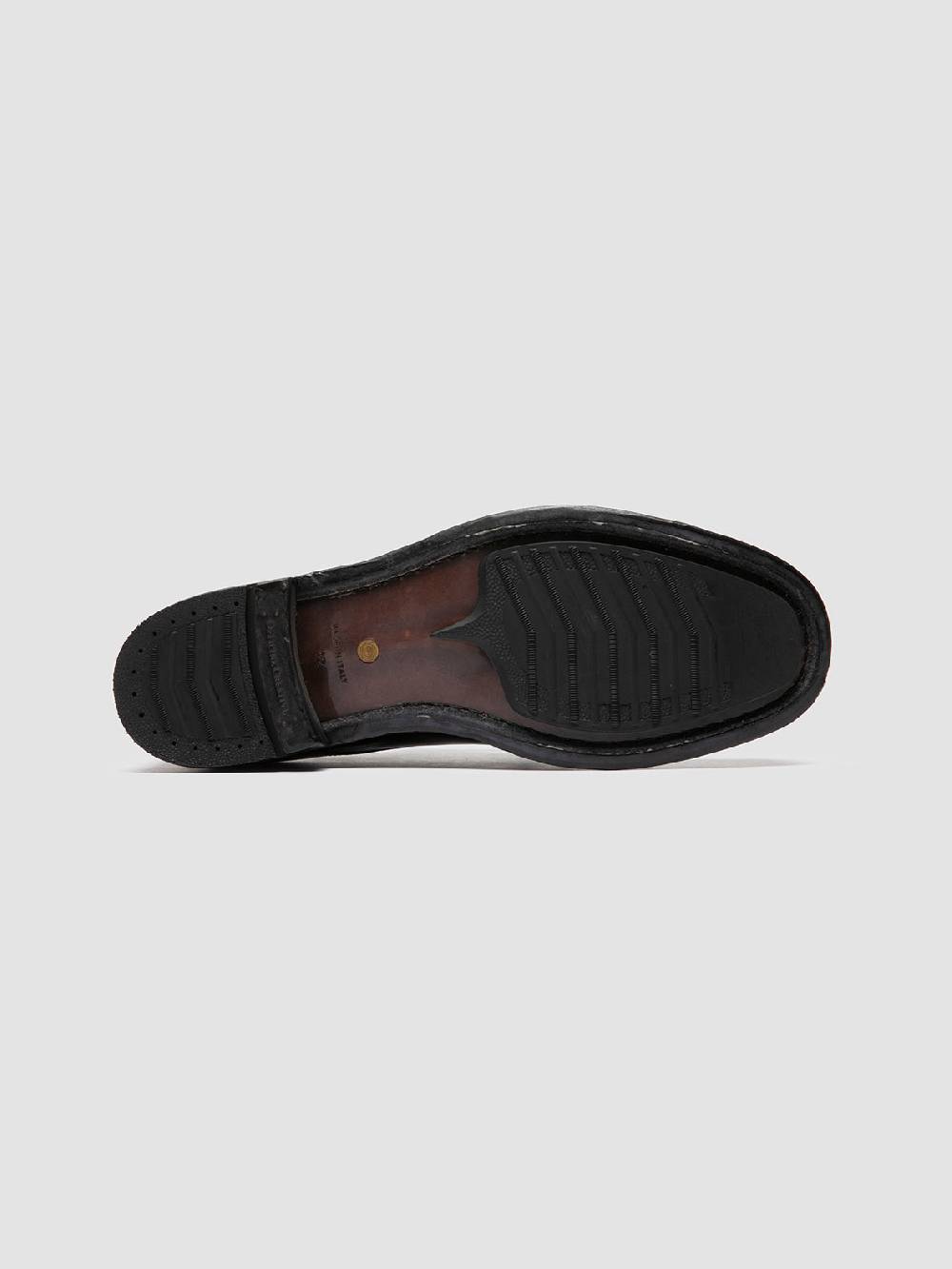 Officine Creative BALANCE 019 Derby in Pelle Nera Qualità