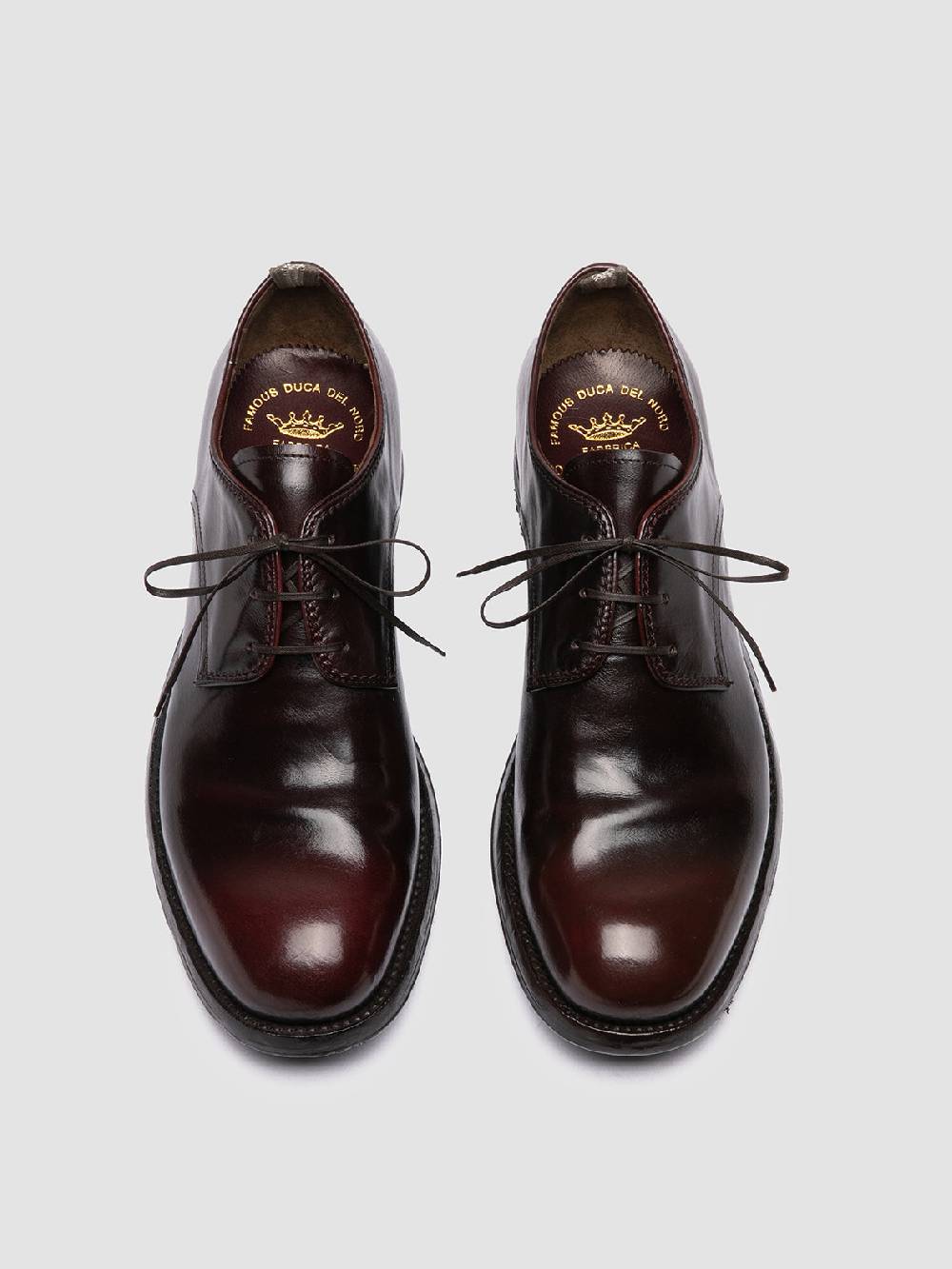 Officine Creative BALANCE 019 Derby in Pelle Bordeaux Vendita