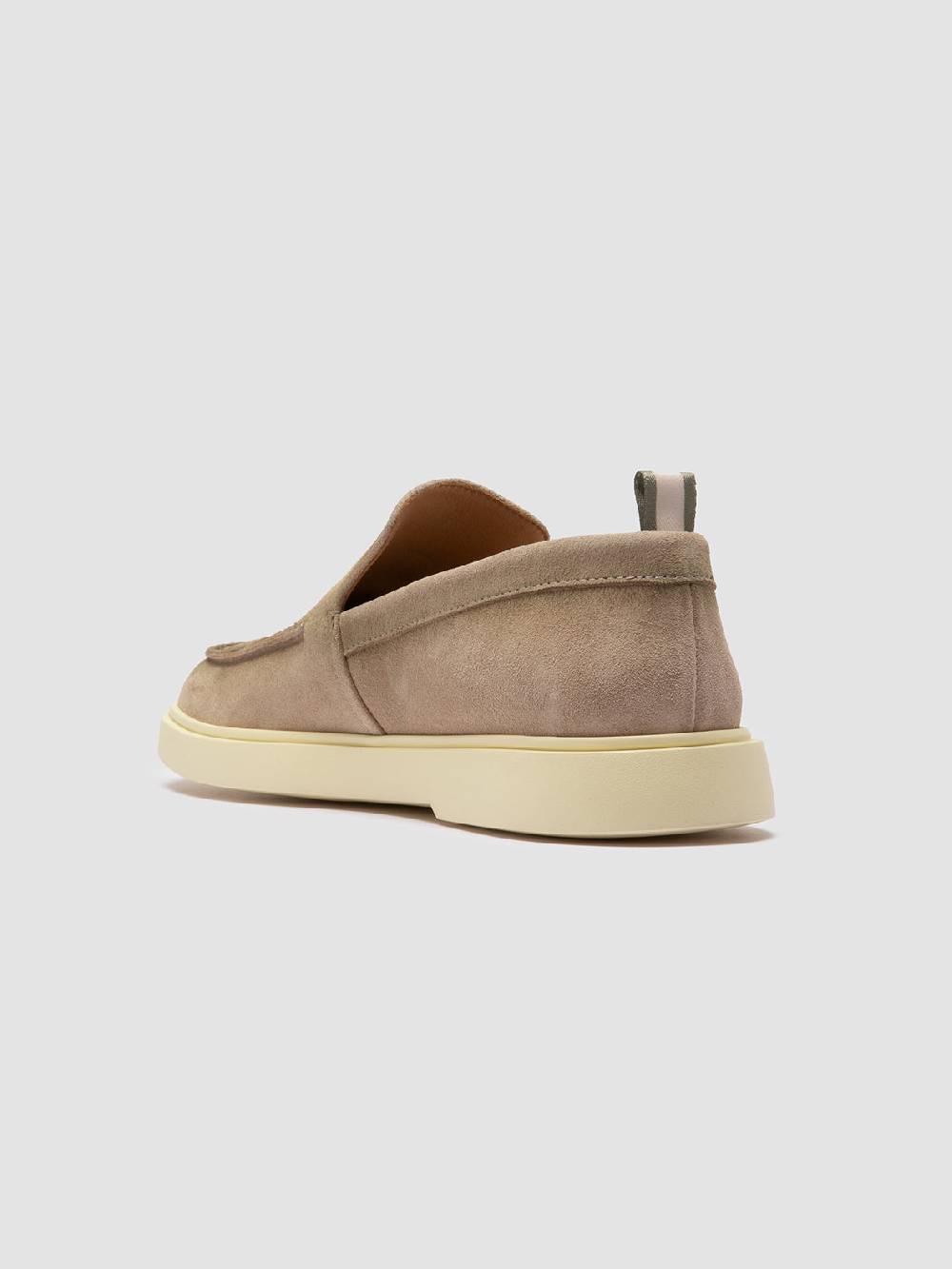 Officine Creative BONES 002 Mocassini in Pelle Scamosciata Beige Promozione