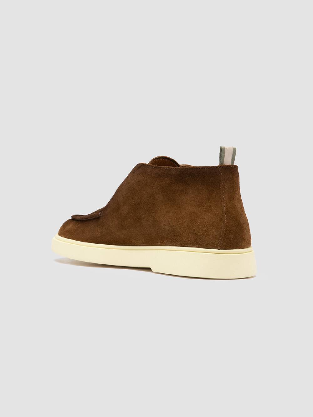 Officine Creative BONES 003 Stivaletti Chukka in Pelle Scamosciata Marrone Qualità Garantita