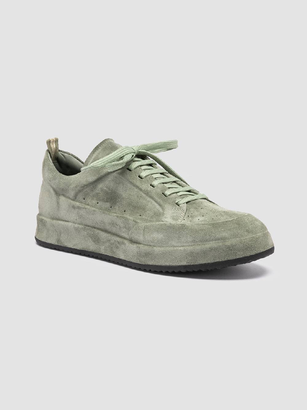 Officine Creative ACE 016 Sneaker in pelle scamosciata Verde Affare Del Giorno
