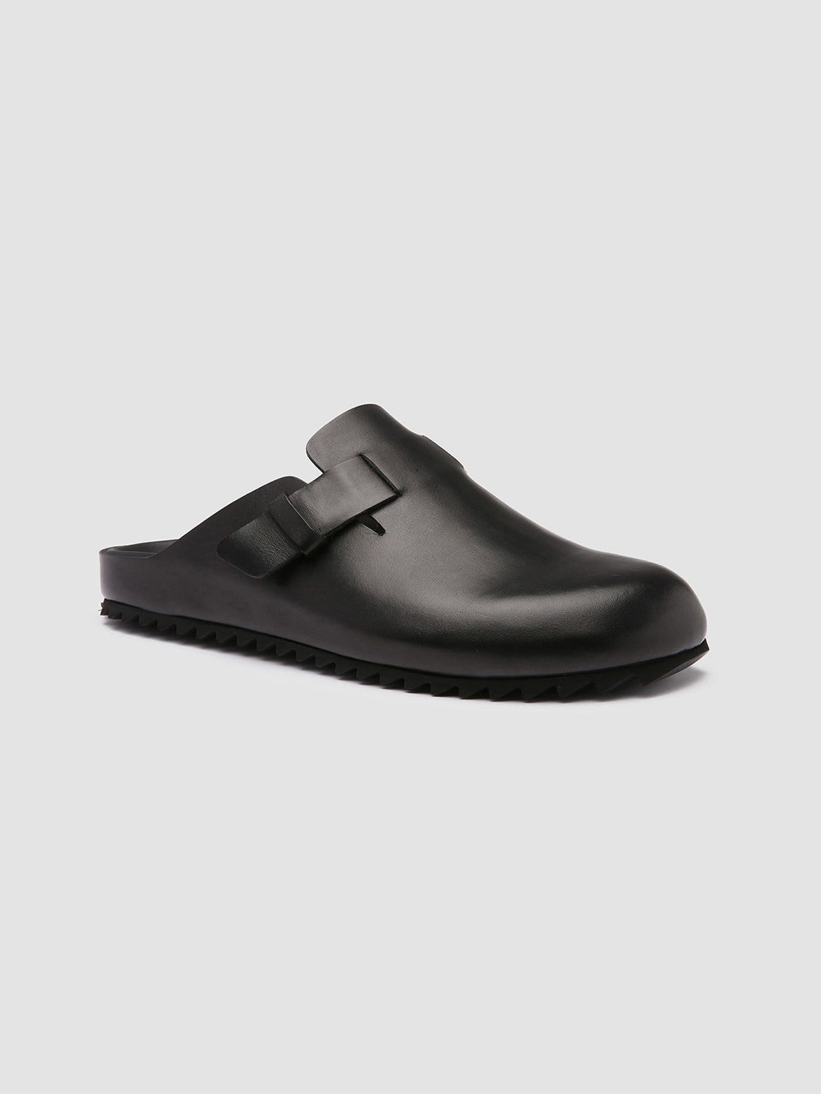 Officine Creative AGORÀ 004 Pantofole in Pelle Nera Presa