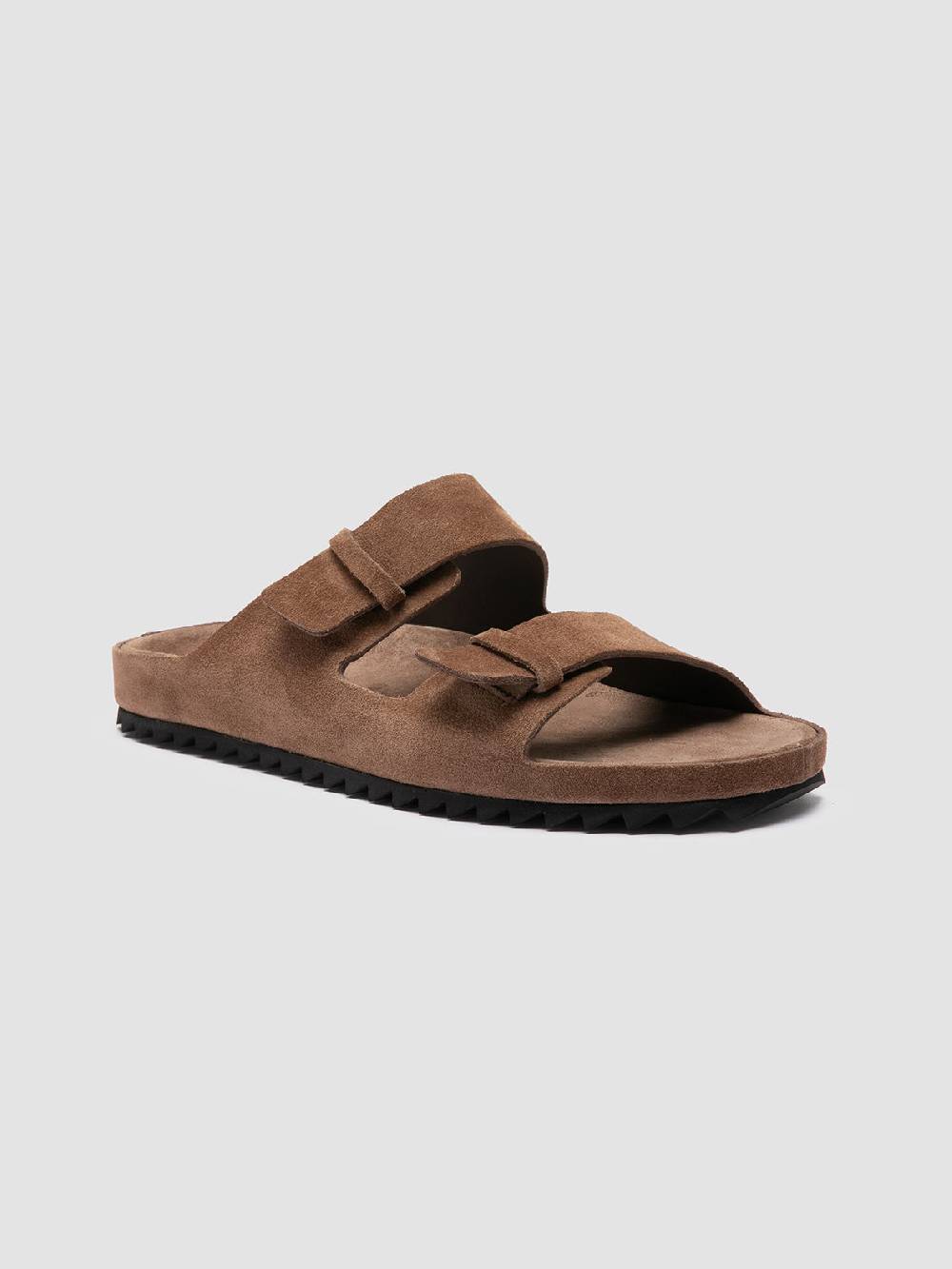 Officine Creative AGORA’ 002 Sandali in pelle scamosciata Marrone Offerta