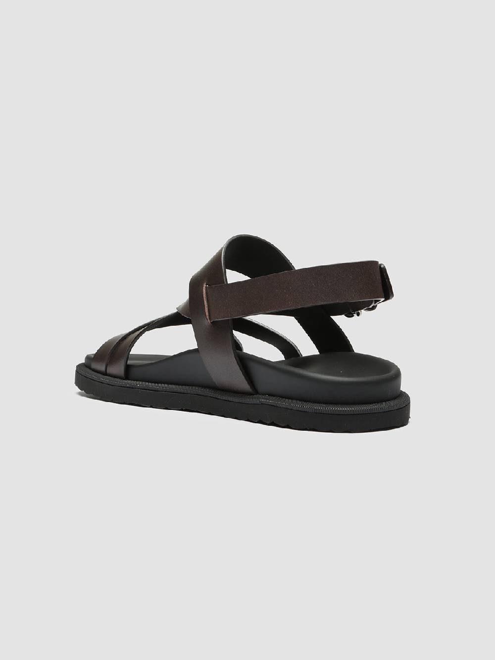 Officine Creative CHARRAT 002 Sandali in Pelle Marrone Outlet