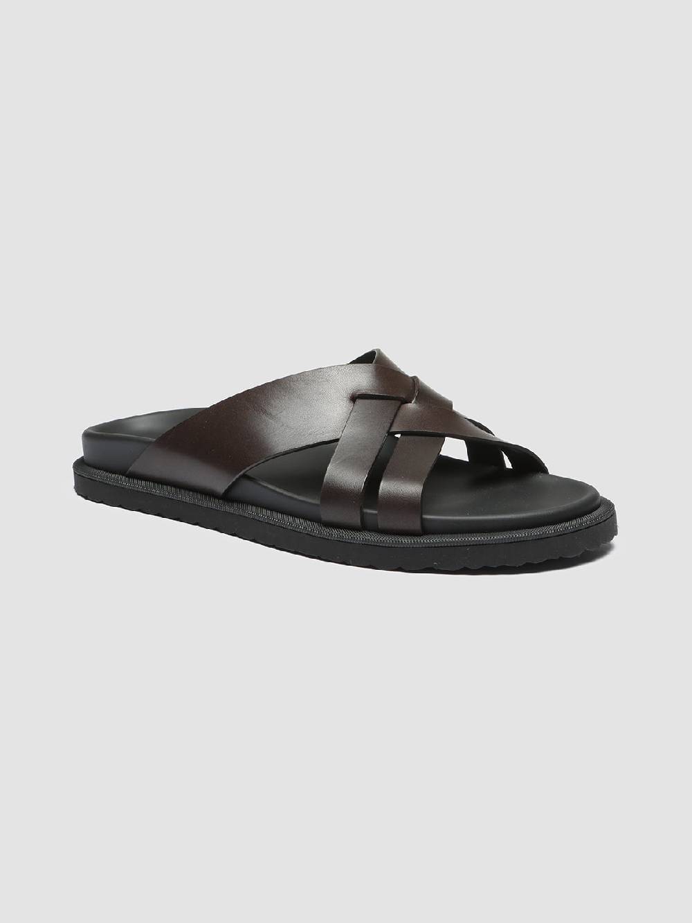 Officine Creative CHARRAT 003 Sandali in Pelle Marrone Saldi