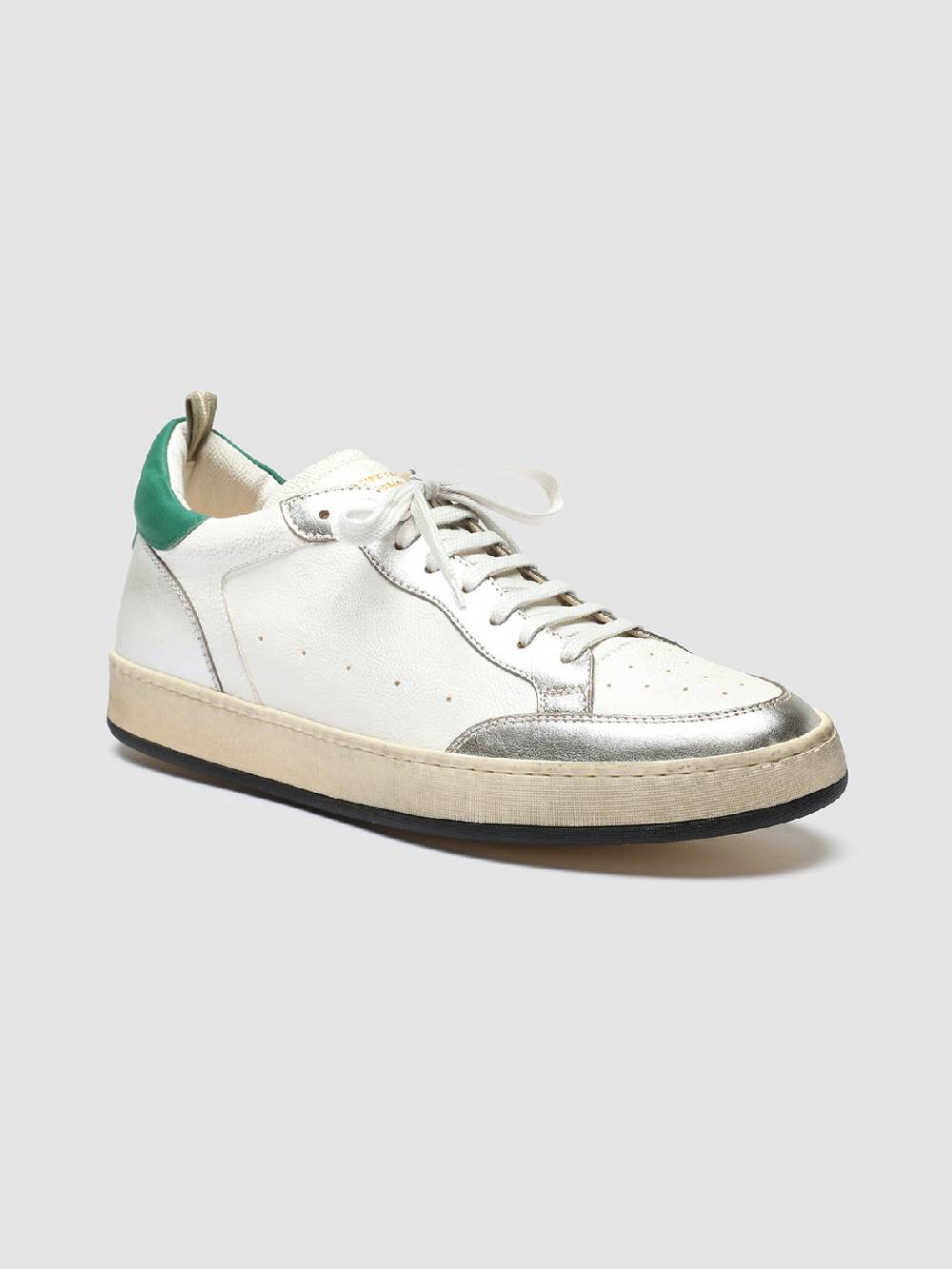 Officine Creative MAGIC 001 Sneakers in Pelle e Camoscio Bianco Hotsell