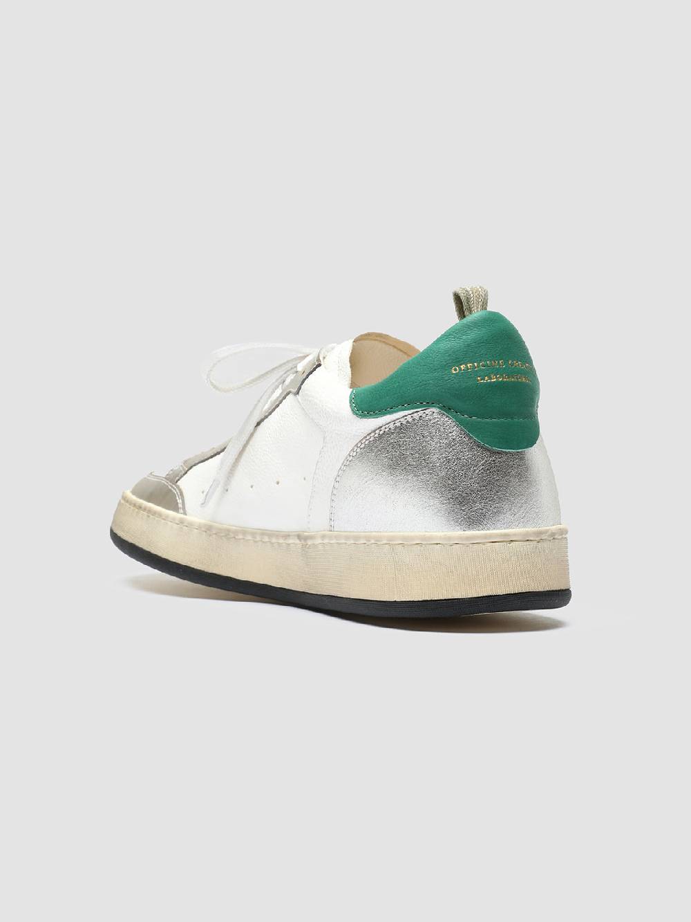 Officine Creative MAGIC 001 Sneakers in Pelle e Camoscio Bianco Hotsell