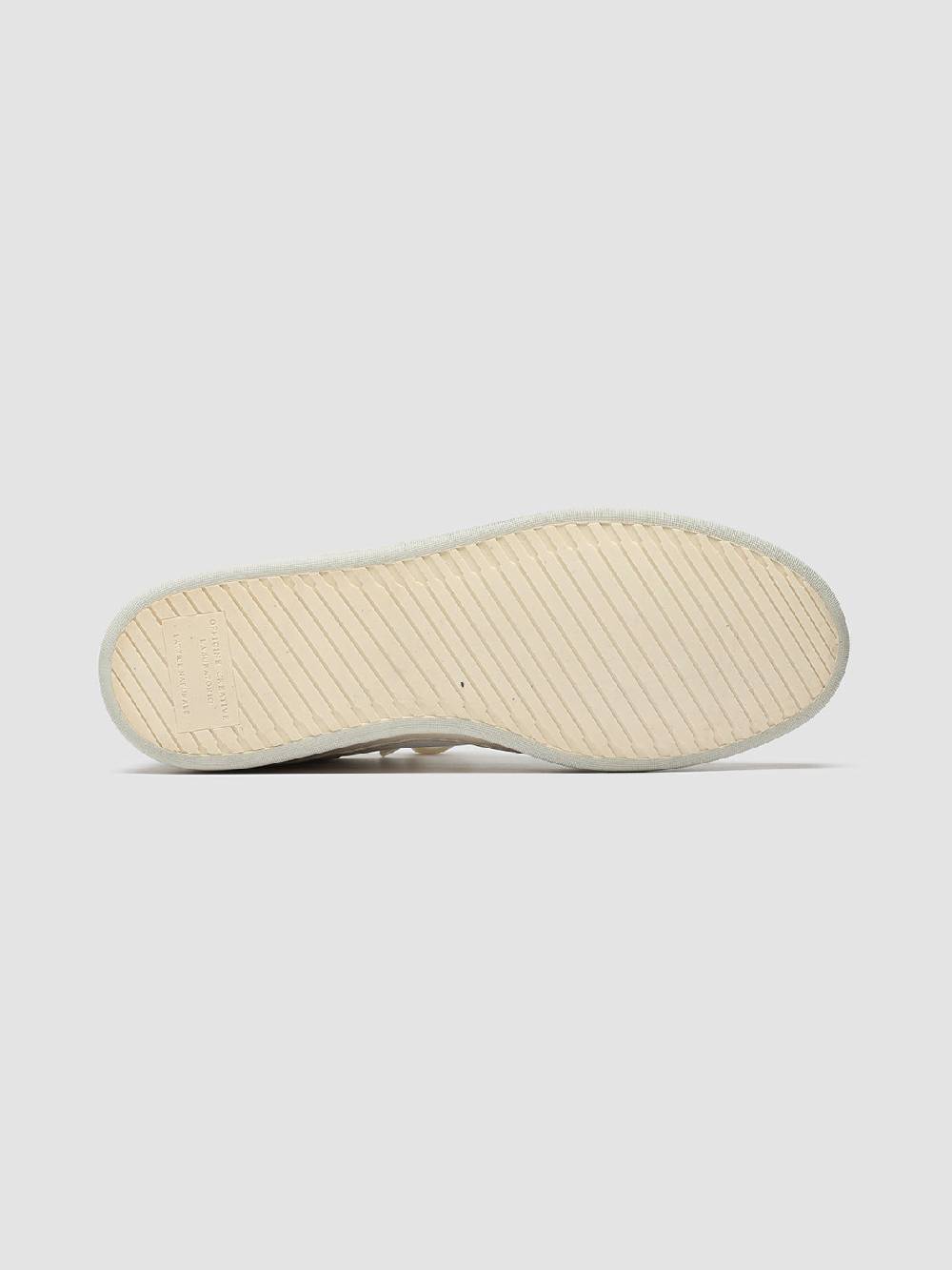 Officine Creative MAGIC 001 Sneakers in Pelle e Camoscio Bianco Vendita Calda