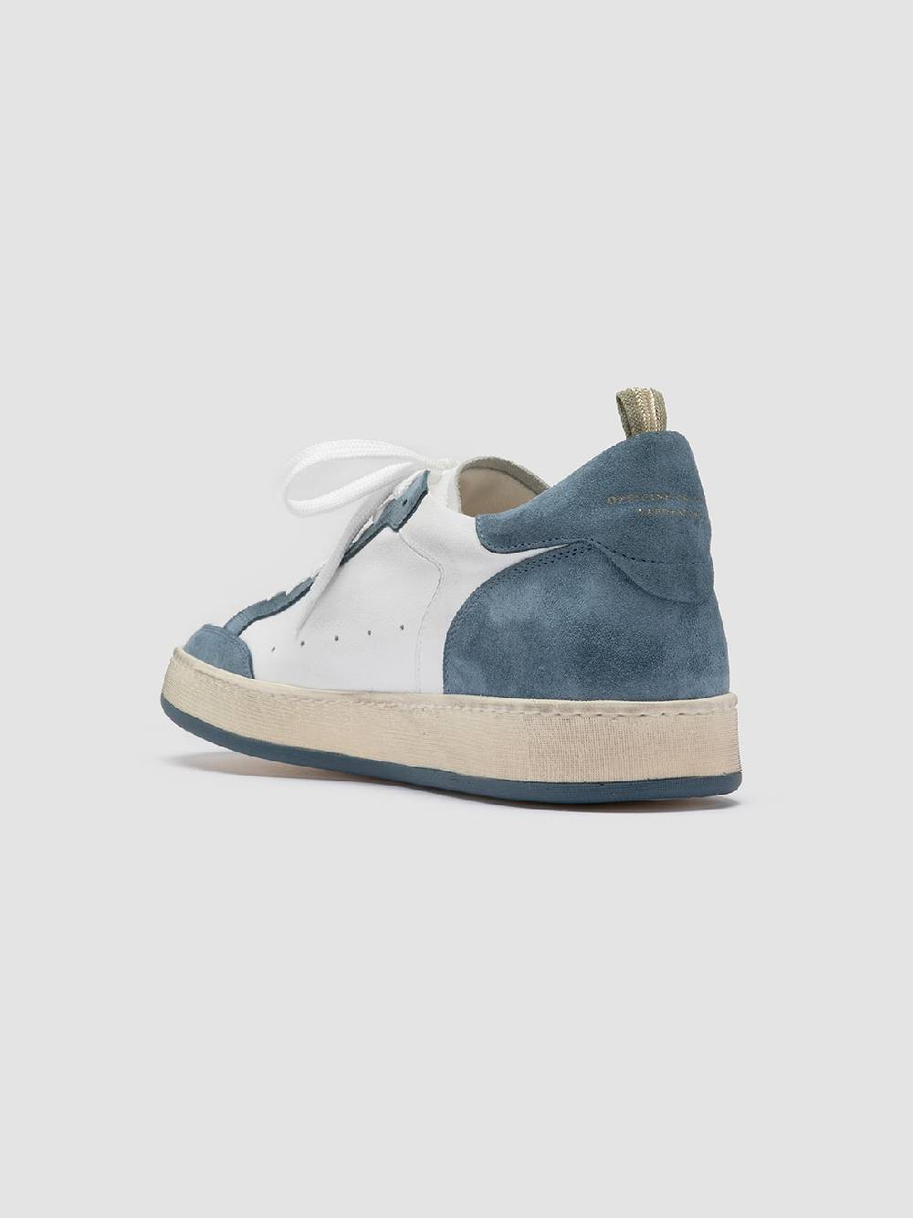 Officine Creative MAGIC 001 Sneakers Basse in Pelle e Camoscio Bianca I Più Venduti