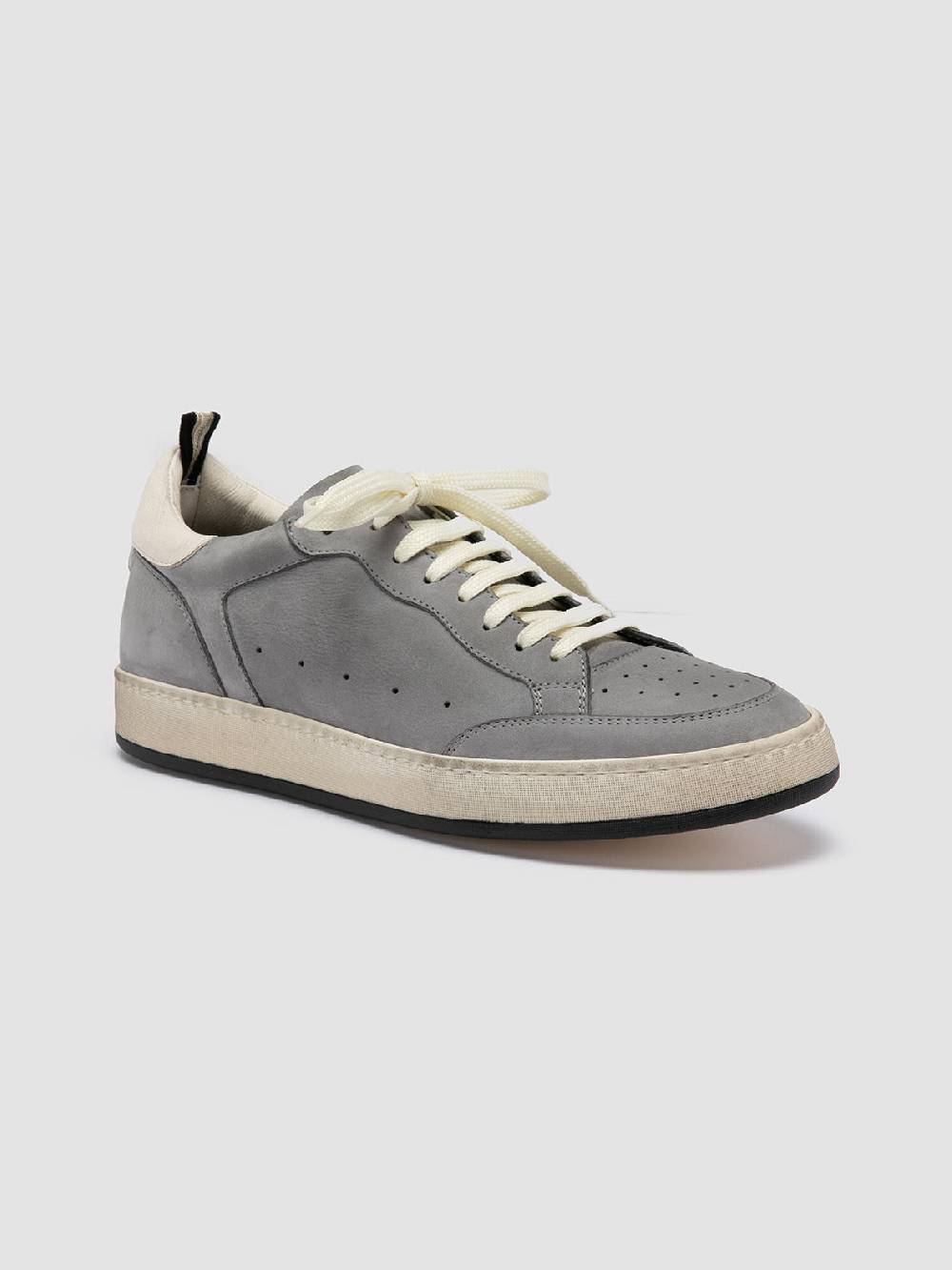 Officine Creative MAGIC 002 Sneakers Basse in Nabuk Grigio Negozio