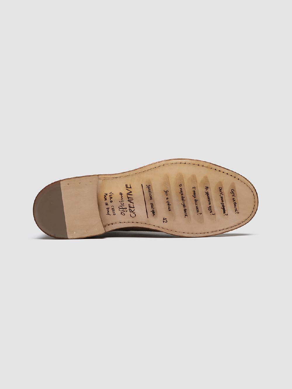 Officine Creative STEPLE 015 Stivaletti Chelsea in Pelle Scamosciata Italy