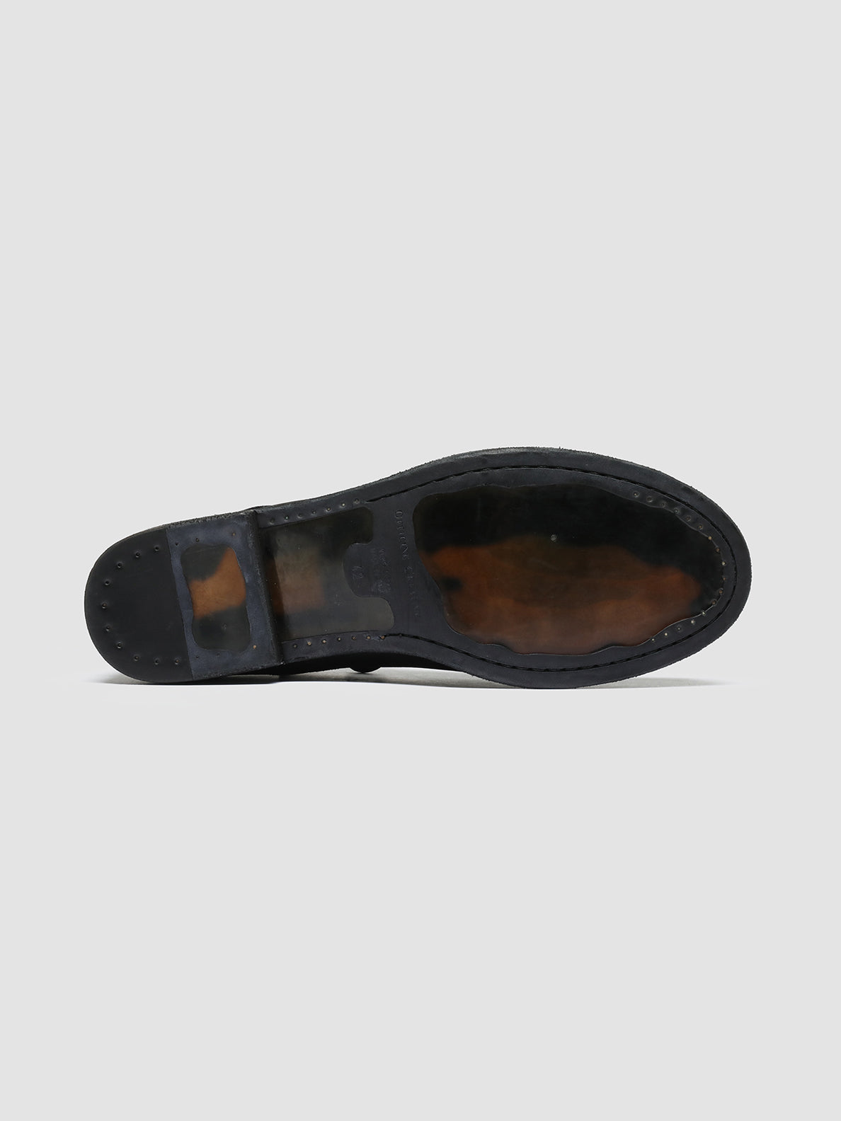Officine Creative BUBBLE 003 Stivali in Pelle Nera con allacciatura Italia