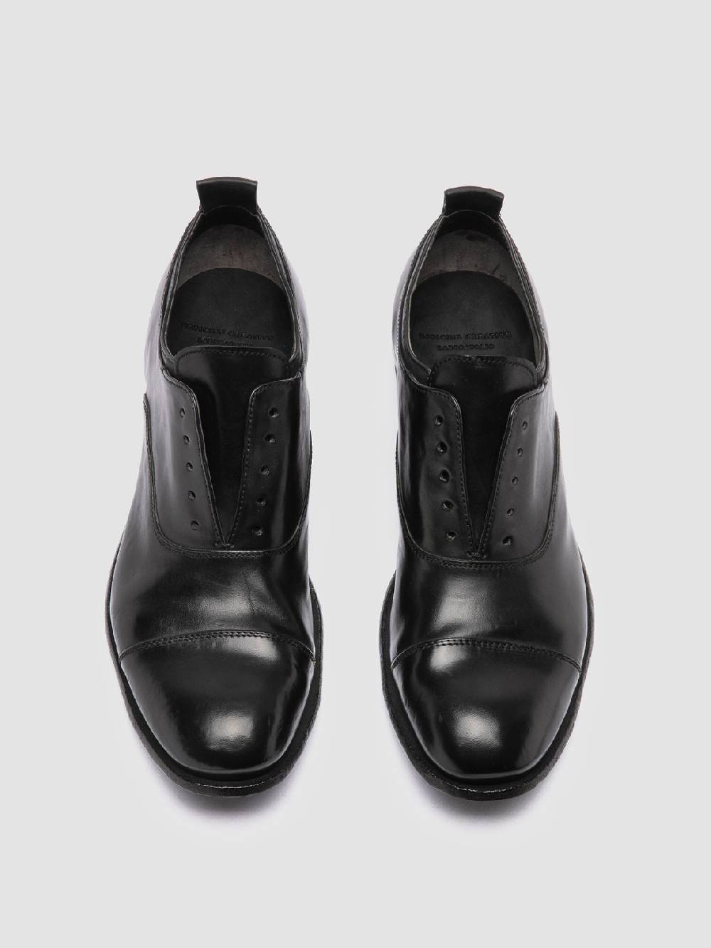 Officine Creative STEREO 001 Oxford in Pelle Nera Pezzi Unici