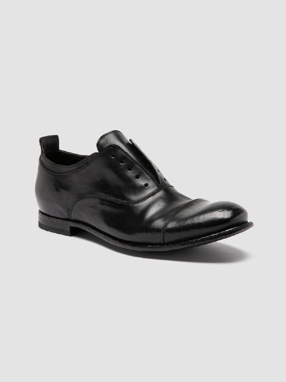 Officine Creative STEREO 001 Oxford in Pelle Nera Pezzi Unici