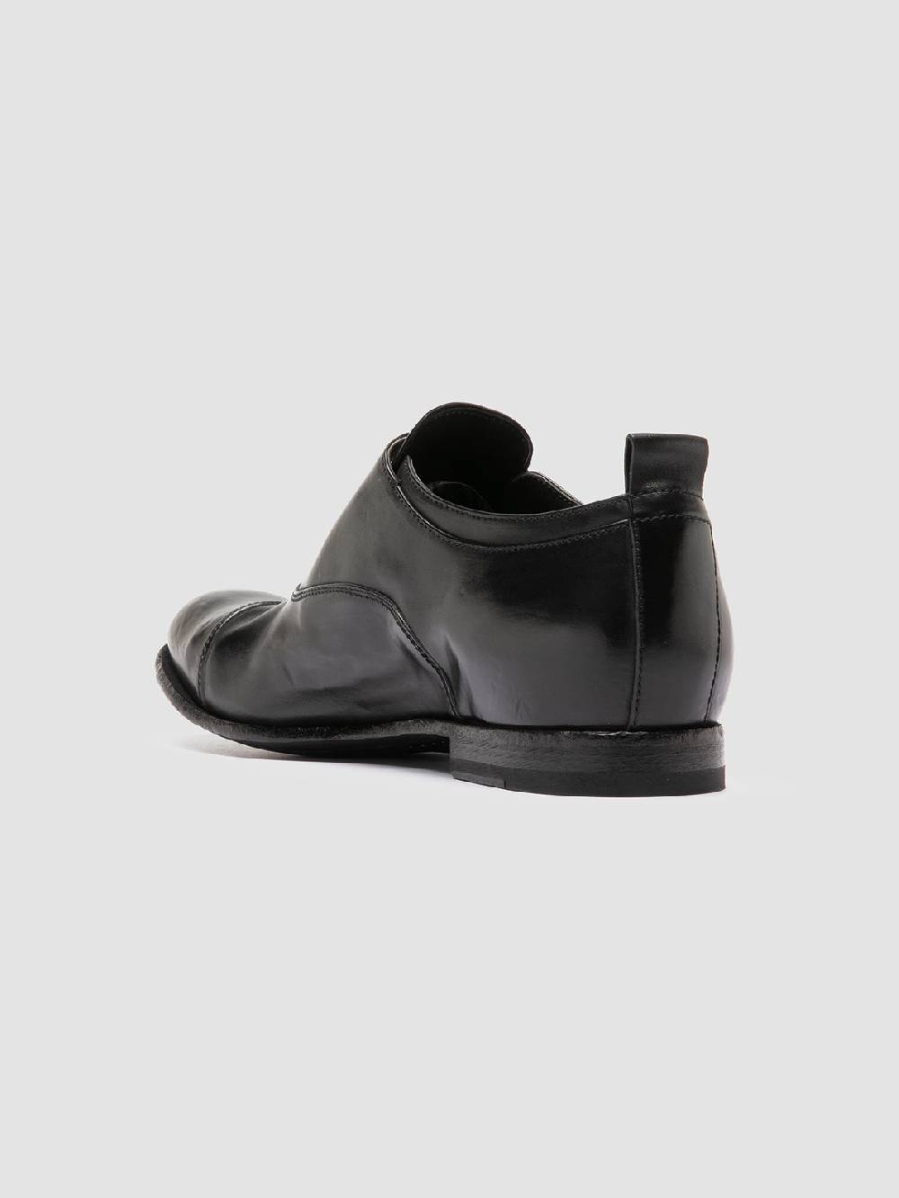 Officine Creative STEREO 001 Oxford in Pelle Nera Pezzi Unici